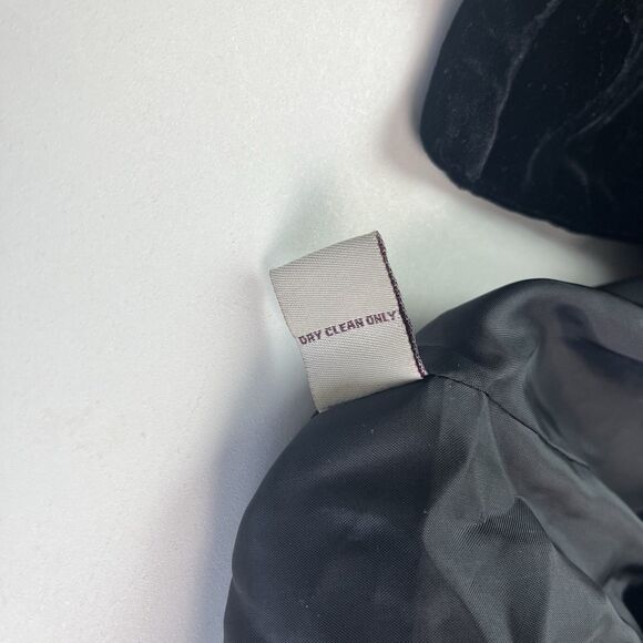 Y2K Forever Velvet Cropped Blazer S Fitted Retro Jacket Grunge Holiday Festival - Picture 12 of 12